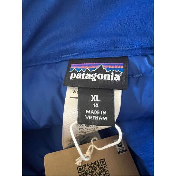 Patagonia Kids' Passage Blue Insulated Frontera Powder Town Pants Size XL NWT - Picture 4 of 7
